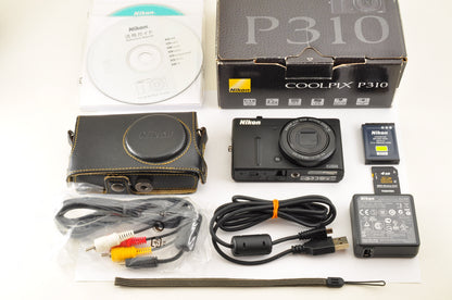 [US Duty Paid] Nikon Coolpix P310 BLACK 16.1MP Compact Digital Camera in BOX