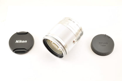 [Top Mint+] Nikon 1 NIKKOR 10-100mm F/4-5.6 VR ZOOM Lens Silver Ship from USA