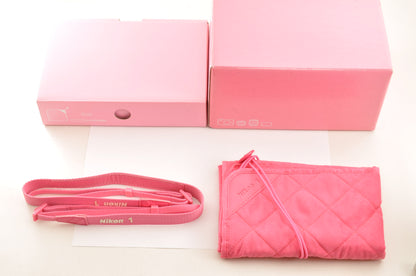 [Mint+++ SC:1653] Nikon 1 J1 Pink 10.1MP Mirrorless Camera 10-30mm & 30-110mm US