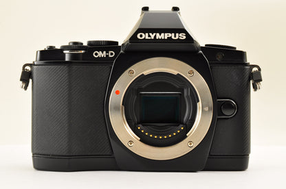 [Mint+++ in BOX] OLYMPUS OM-D E-M5 Black Digital mirrorless w/ 12-50mm EZ US OR