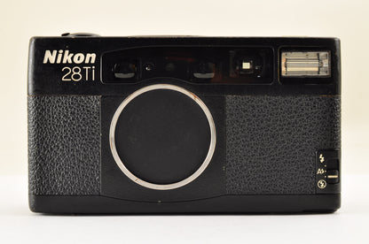 [US Duty Paid] Nikon 28Ti 35mm Film Camera Point & Shoot Black Body US Ships