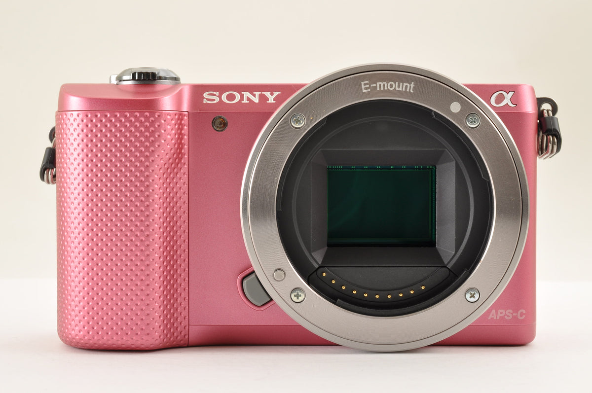 [Top Mint+] SONY Alpha A5000 Digital Camera PINK & SELP1650 Lens English OK!