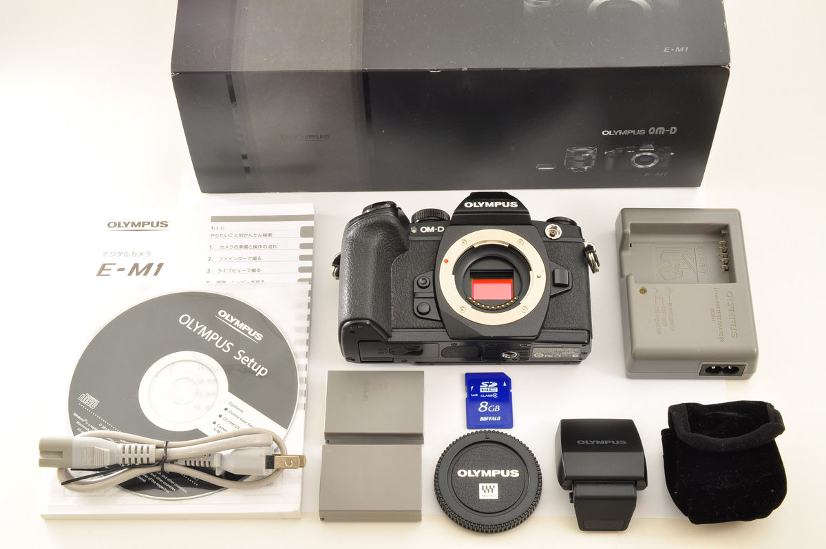 [Mint+ in BOX SC: 4140] Olympus OM-D E-M1 Digital Camera Black Body US OR Stock