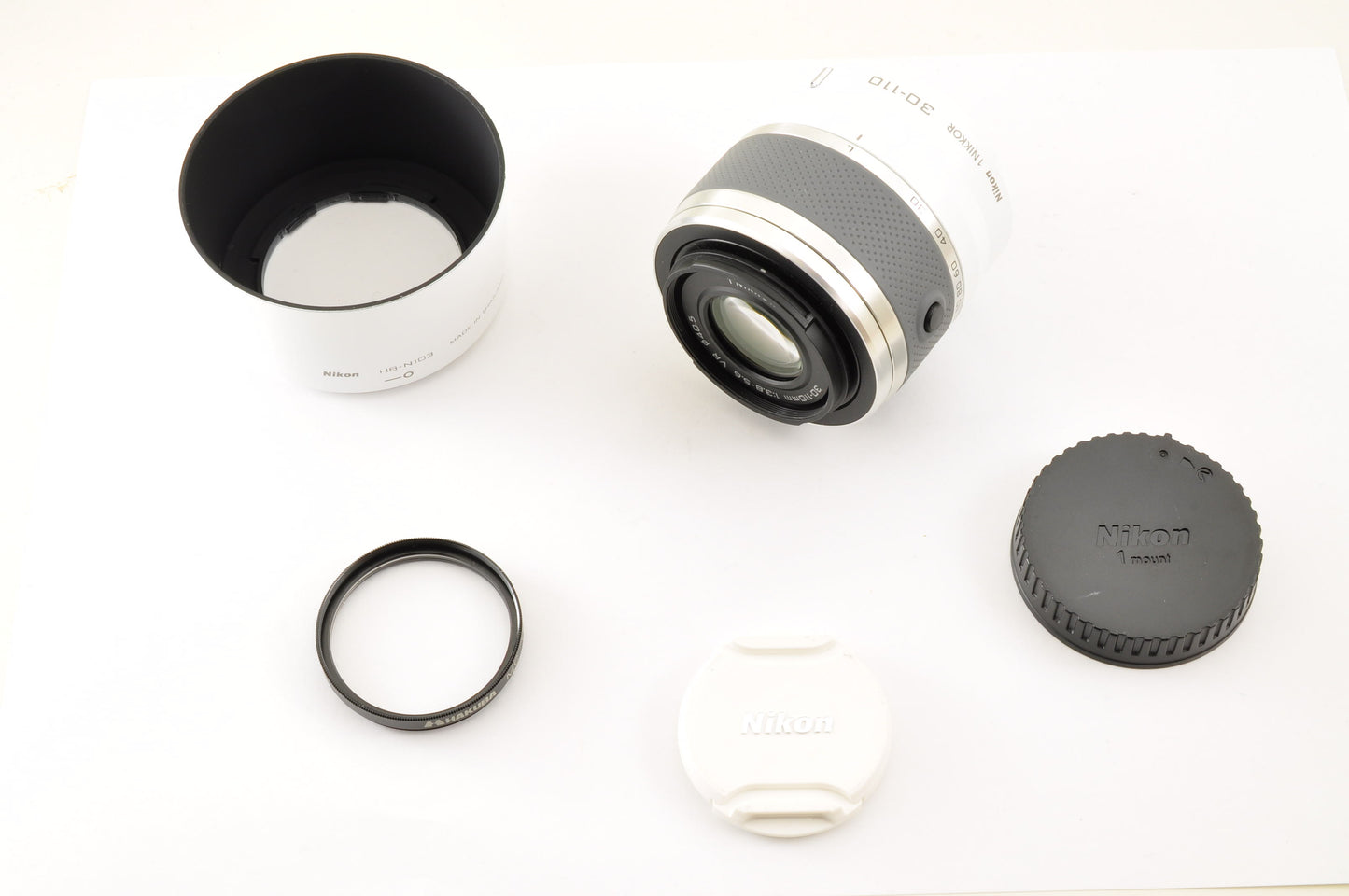 [Mint+++] Nikon 1 NIKKOR 30-110mm f/3.8-5.6 VR White Zoom lens Ship from USA