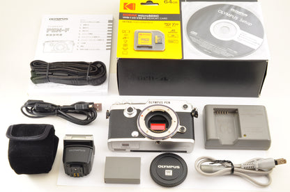 [US Duty Paid] Olympus PEN-F 20.3MP Digital Mirrorless  Silver Body Count: 14030