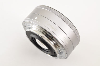 [Top Mint+] Canon EF-M 22mm f/2 STM AF Lens Silver for EOS EF-M Mount US OR Ship