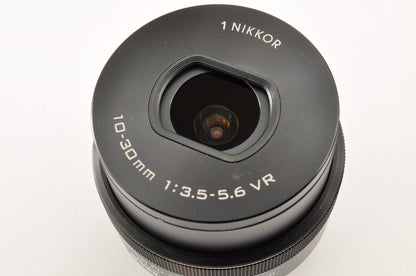 [Top Mint+ SC: 4946] Nikon 1 J5 Black Lens Kit 10-30mm PD & 18.5mm US OR Stock
