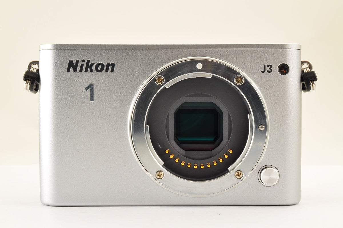 [Top Mint+] Nikon 1 J3 14.2MP Mirrorless Digital Silver 10-100mm VR kit US Stock