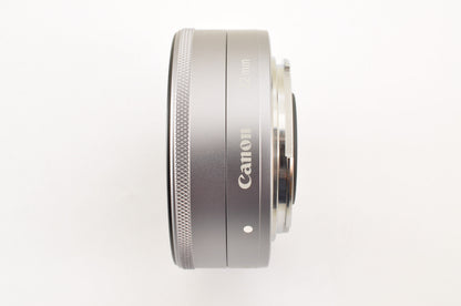 [Top Mint+] Canon EF-M 22mm f/2 STM AF Lens Silver for EOS EF-M Mount US OR Ship