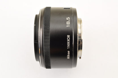 [US Duty Paid] Nikon 1 Nikkor 18.5mm F/1.8 Black Lens for Nikon 1 mount US Ship
