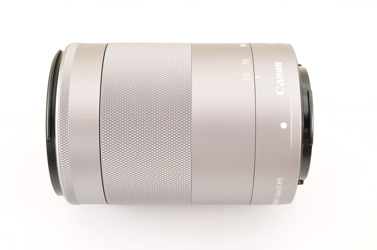 [US Duty Paid] Canon EF-M 55-200mm f/4.5-6.3 IS STM Silver for EF-M Lens US Ship