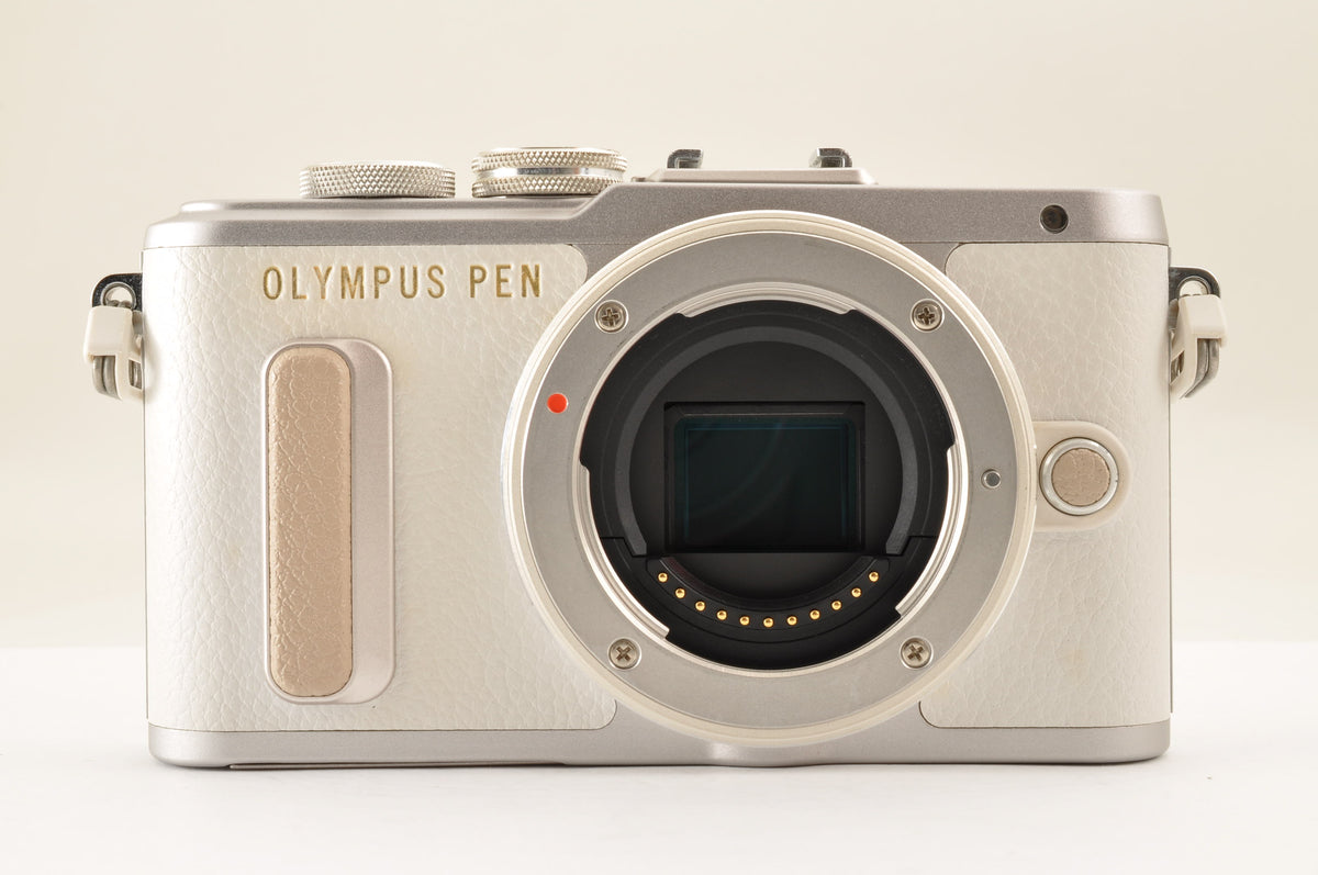[Top Mint+ SC: 2969] OLYMPUS PEN E-PL8 White w/14-42mm & 40-150mm Lens US Ships