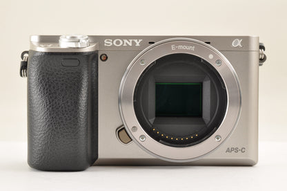 [US Duty Paid] SONY A6000 ILCE-6000Y SILVER w/ SELP1650 & SEL55210 SC:10320 USA
