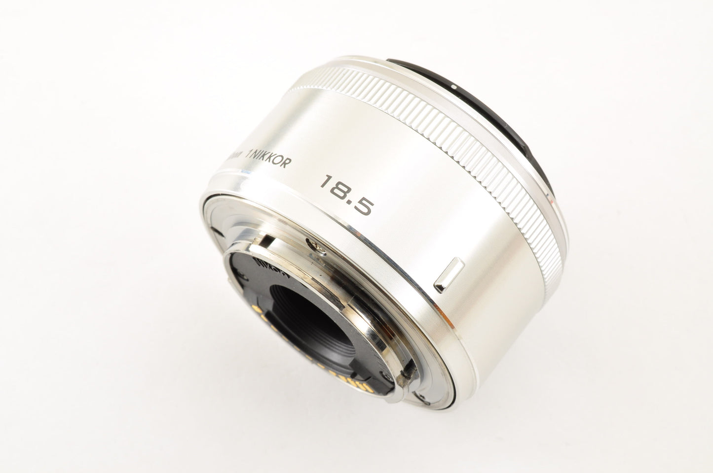 [US Duty Paid] Nikon 1 Nikkor 18.5mm F/1.8 Silver Lens for Nikon 1 mount US Ship