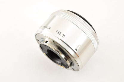 [US Duty Paid] Nikon 1 Nikkor 18.5mm F/1.8 Silver Lens for Nikon 1 mount US Ship