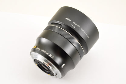 [Mint+++] Nikon 1 NIKKOR 32mm f/1.2 BLACK for Nikon CX Format RARE Ship from US