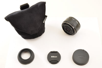 [US Duty Paid] Nikon 1 Nikkor 18.5mm F/1.8 BLACK Lens for Nikon 1 mount US Ship