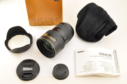 [Mint+++ in BOX] Nikon AF-S NIKKOR 16-35mm f/4 G ED VR N Wide Angle Lens US Ship
