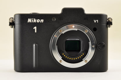 [Mint+++] Nikon 1 V1 Black Mirrorless Camera 10-30mm & 30-110mm W zoom Lens Kit