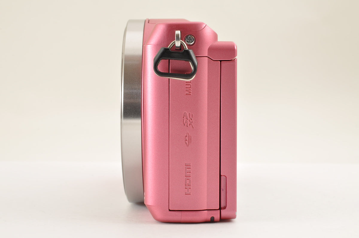 [Top Mint+] SONY Alpha A5000 Digital Camera PINK & SELP1650 Lens English OK!