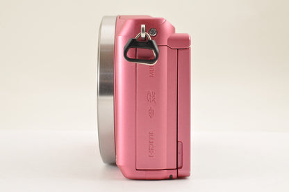 [Top Mint+] SONY Alpha A5000 Digital Camera PINK & SELP1650 Lens English OK!