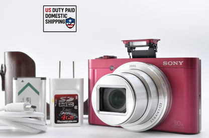 [Mint] SONY Cyber-Shot DSC-WX500 Compact Digital Camera RED English US Ships