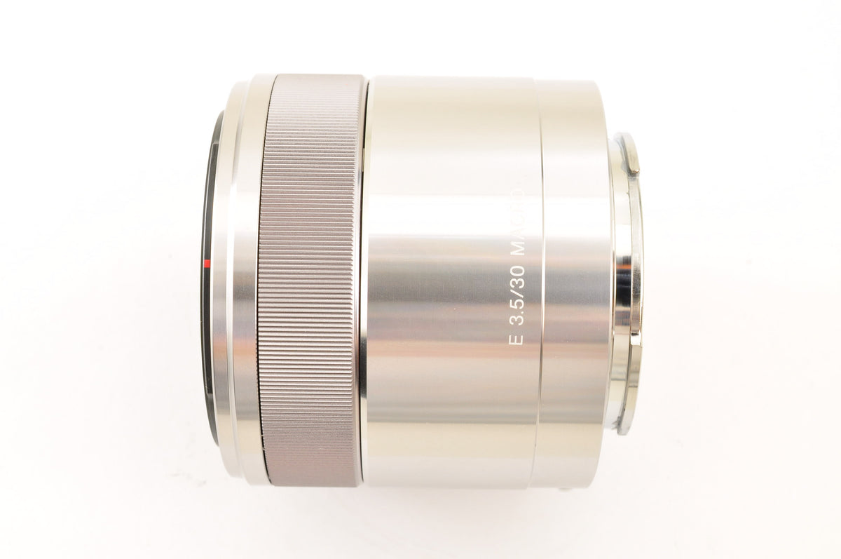 [Top Mint+++ in BOX] SONY E 30mm f/3.5 SEL30M35 SILVER E-Mount Macro Lens US OR