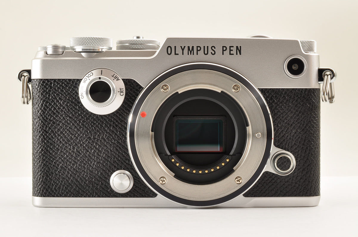 [Top Mint+++] Olympus PEN-F 20.3MP Digital Mirrorless Silver Body SC: 405 US OR