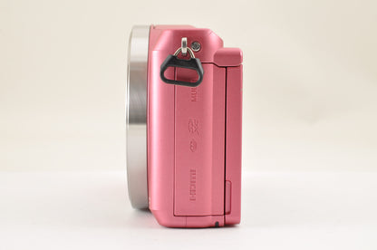 [US Duty Paid] SONY Alpha A5000 Digital Camera PINK & SELP1650 Lens English OK!