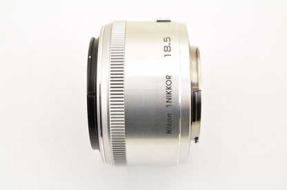 [US Duty Paid] Nikon 1 Nikkor 18.5mm F/1.8 Silver Lens for Nikon 1 mount US Ship