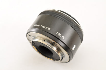 [US Duty Paid] Nikon 1 Nikkor 18.5mm F/1.8 BLACK Lens for Nikon 1 mount US Ship