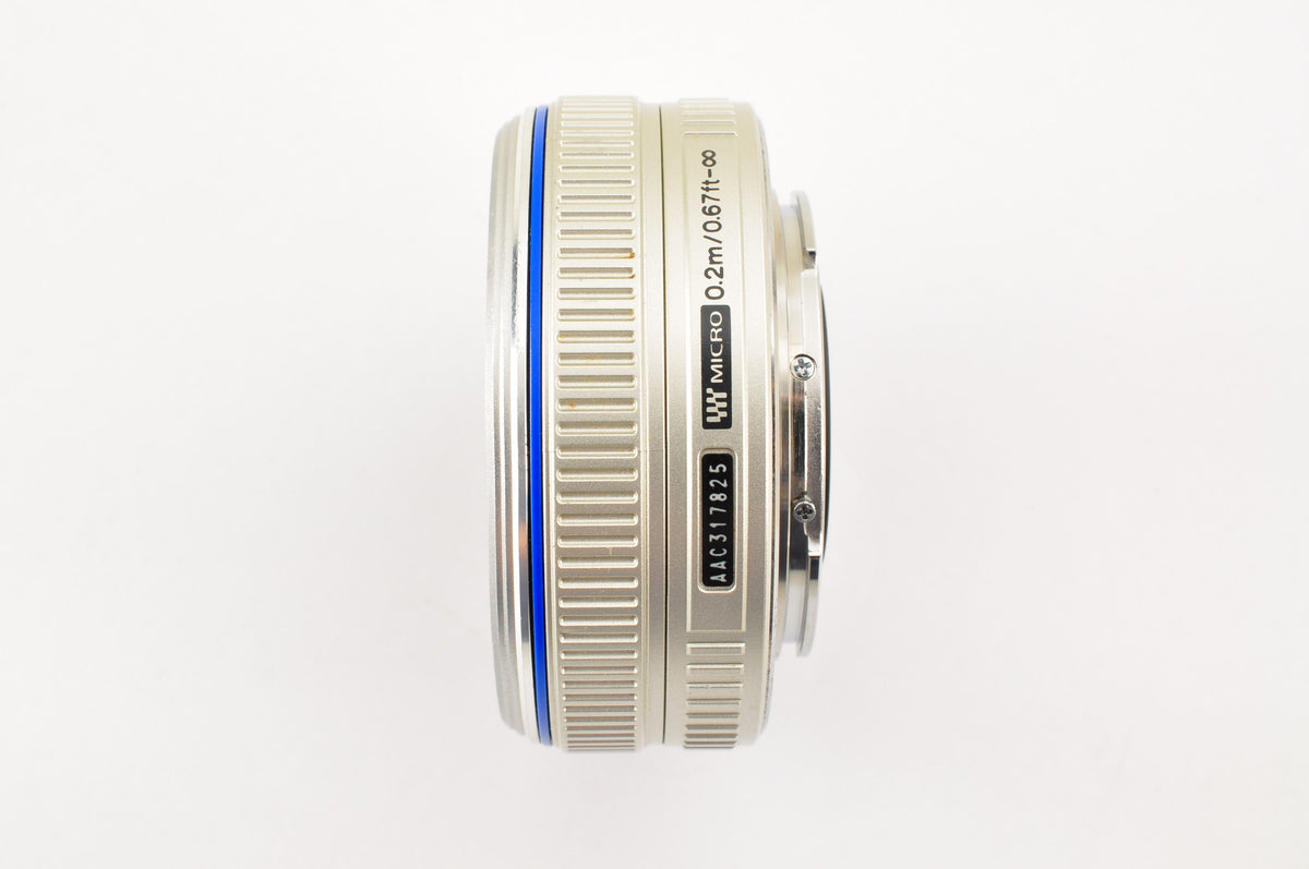 [Top Mint+] OLYMPUS M.ZUIKO DIGITAL 17mm f/2.8 Pancake Lens Silver  US OR Stock