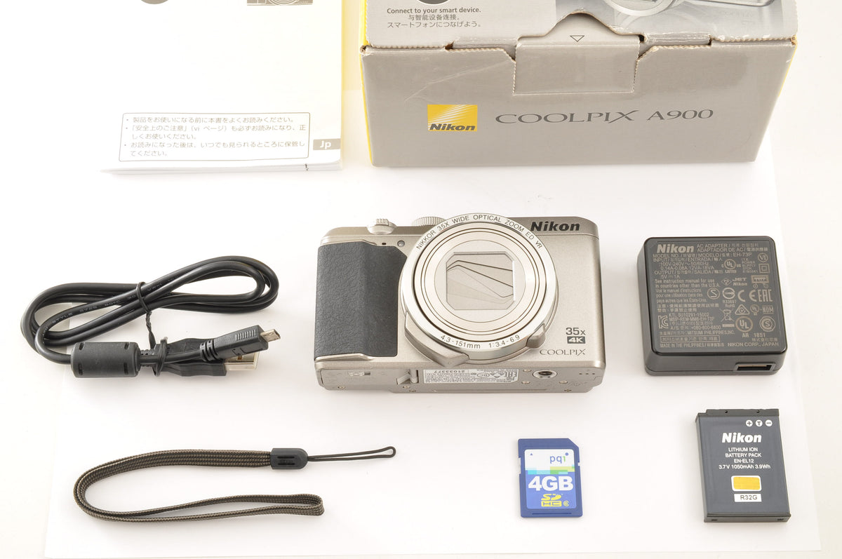 [Mint+++] Nikon COOLPIX A900 Silver 20.3MP Compact Digital Camera US OR Stock