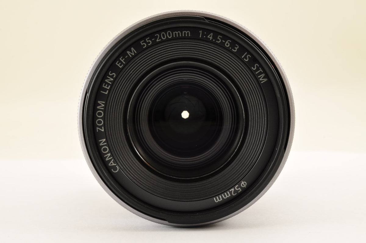 [US Duty Paid] Canon EF-M 55-200mm f/4.5-6.3 IS STM Silver for EF-M Lens US Ship