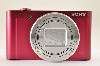 [Top Mint+] SONY Cyber-Shot DSC-WX500 Compact Digital Camera RED English US Ship