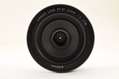 [Top Mint+] Canon EF-M 22mm f/2 STM AF Lens Silver for EOS EF-M Mount US OR Ship