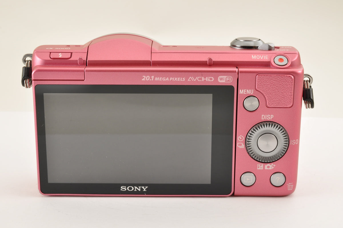 [Top Mint+] SONY Alpha A5000 Digital Camera PINK & SELP1650 Lens English OK!
