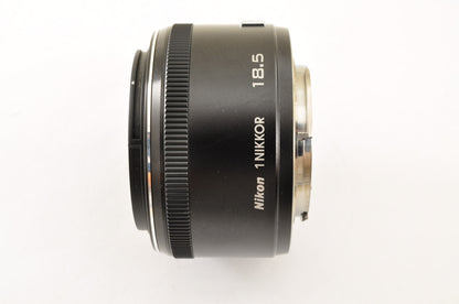 [US Duty Paid] Nikon 1 Nikkor 18.5mm F/1.8 BLACK Lens for Nikon 1 mount US Ship
