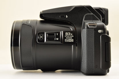 [Top Mint+] Nikon COOLPIX P900 Black 83x zoom 16MP Compact Digital Camera US OR