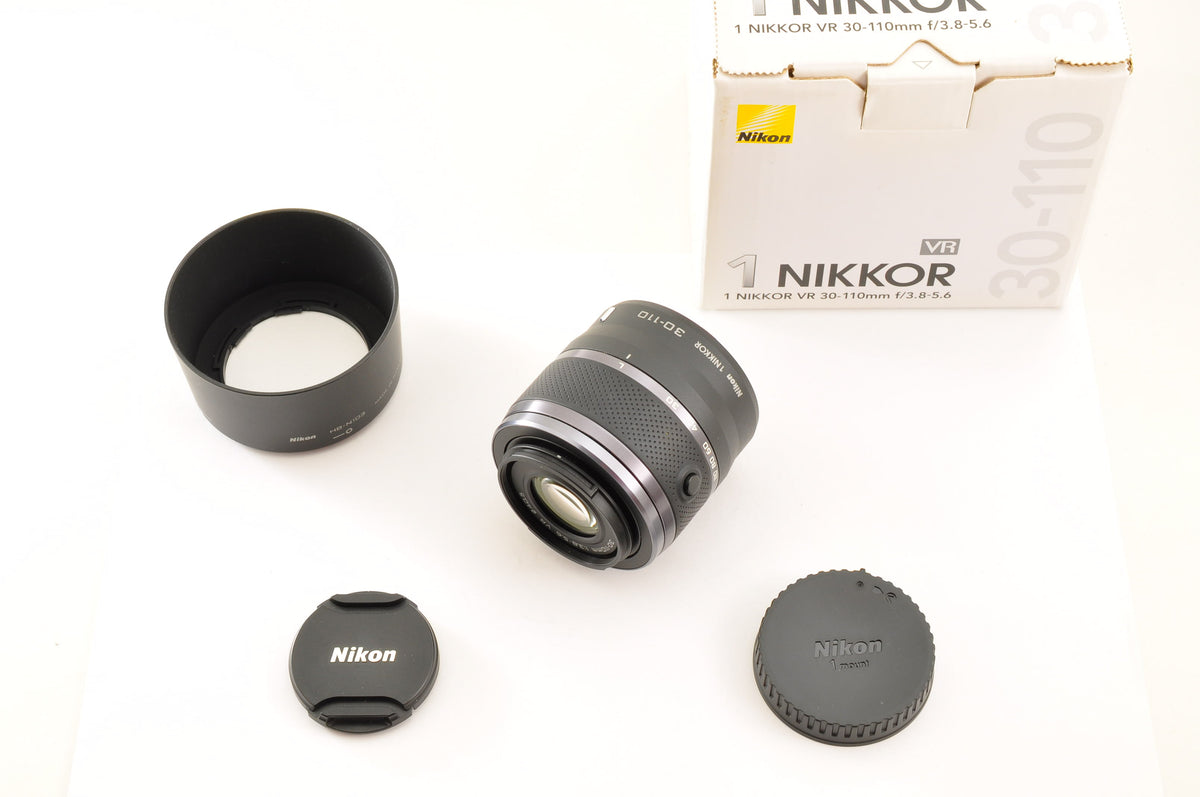 [Top Mint+] Nikon 1 NIKKOR 30-110mm f/3.8-5.6 VR Black Zoom lens Ship from US
