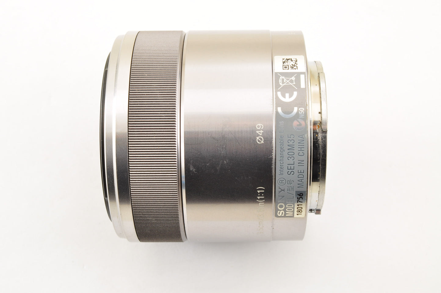 [Mint+++++] SONY E 30mm f/3.5 SEL30M35 SILVER E-Mount Macro Lens Ship from USA