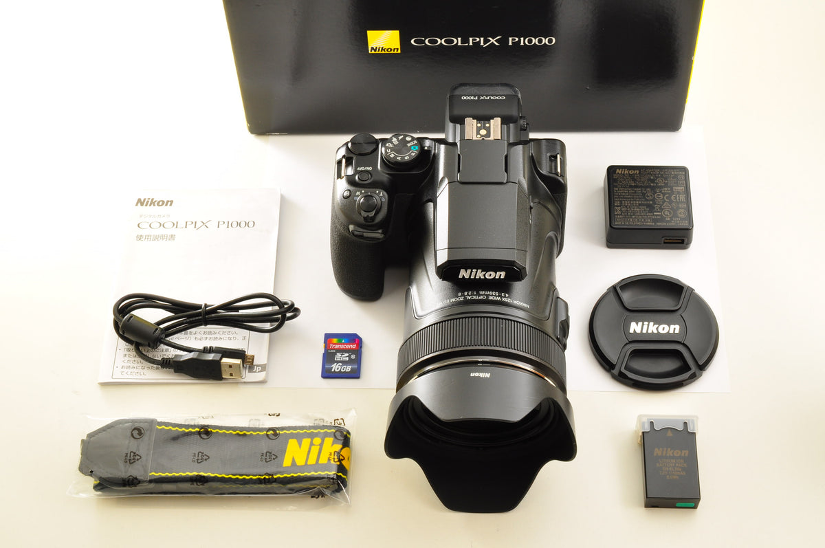 [Top Mint+ in BOX] Nikon COOLPIX P1000 x125 16.0MP Zoom 24-3000mm Ship from US