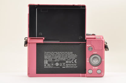 [US Duty Paid] SONY Alpha A5000 Digital Camera PINK & SELP1650 Lens English OK!