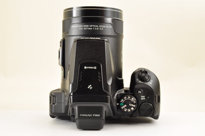 [Mint+] Nikon COOLPIX P900 Black 83x zoom 16MP Compact Digital Camera US Ships
