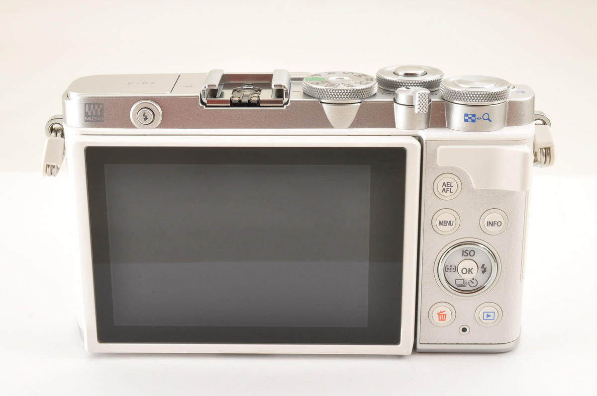[Top Mint+++] OLYMPUS PEN E-P7 Mirrorless Camera White W zoom lens Kit US ships