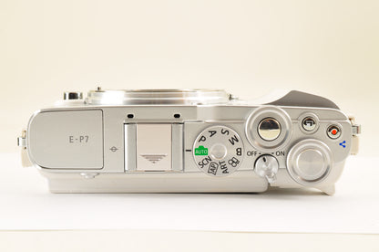 [Top Mint+++] OLYMPUS PEN E-P7 Mirrorless Camera White W zoom lens Kit US ships