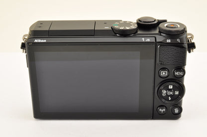 [Top Mint+ SC: 4946] Nikon 1 J5 Black Lens Kit 10-30mm PD & 18.5mm US OR Stock