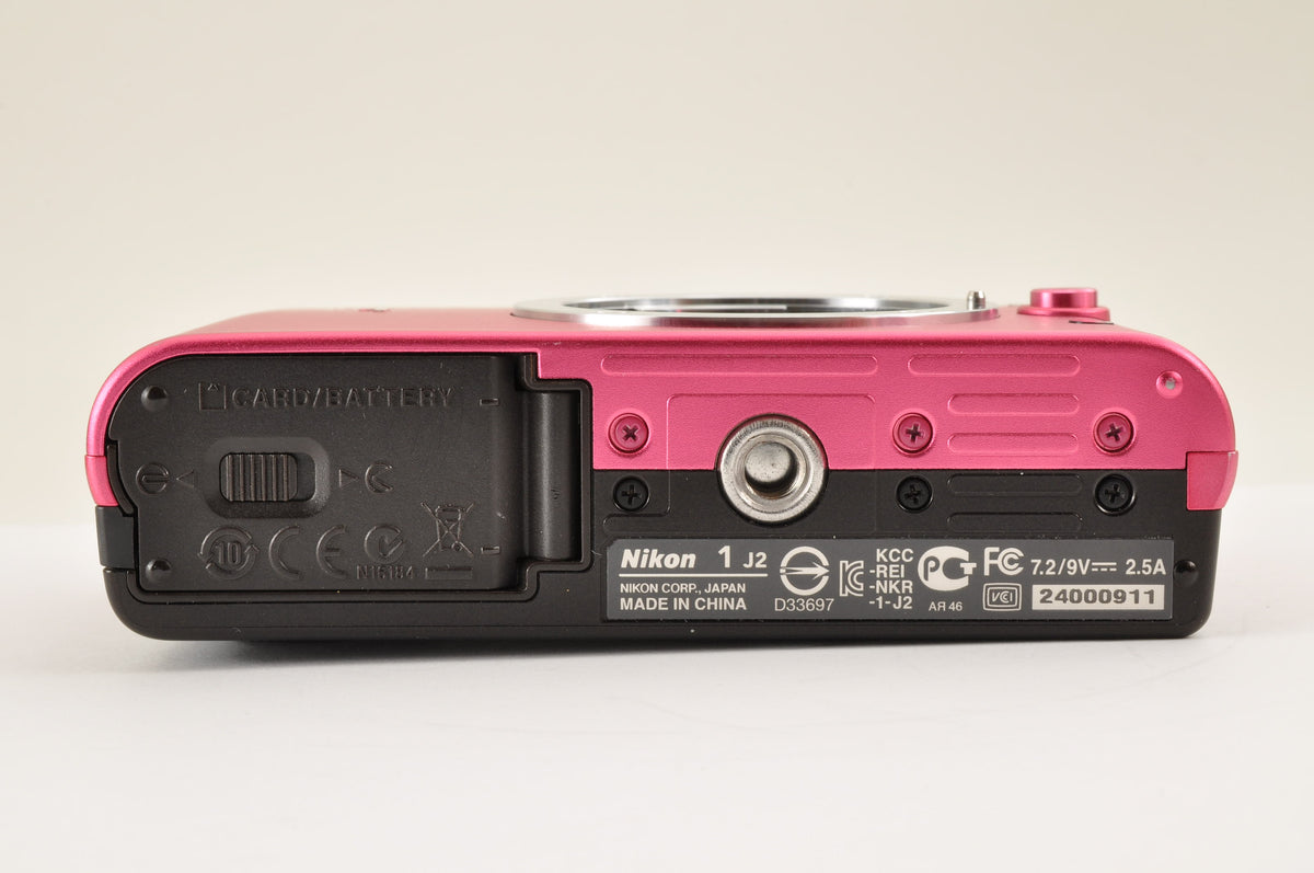 [Mint+++] Nikon 1 J2 Pink Digital Camera 10-30mm & 30-110mm Lens US OR Stock