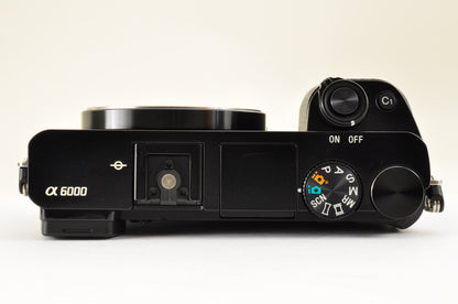 [Mint] SONY Alpha A6000 Mirrorless Camera Silver w/ SELP1650 & SEL16F28 USA