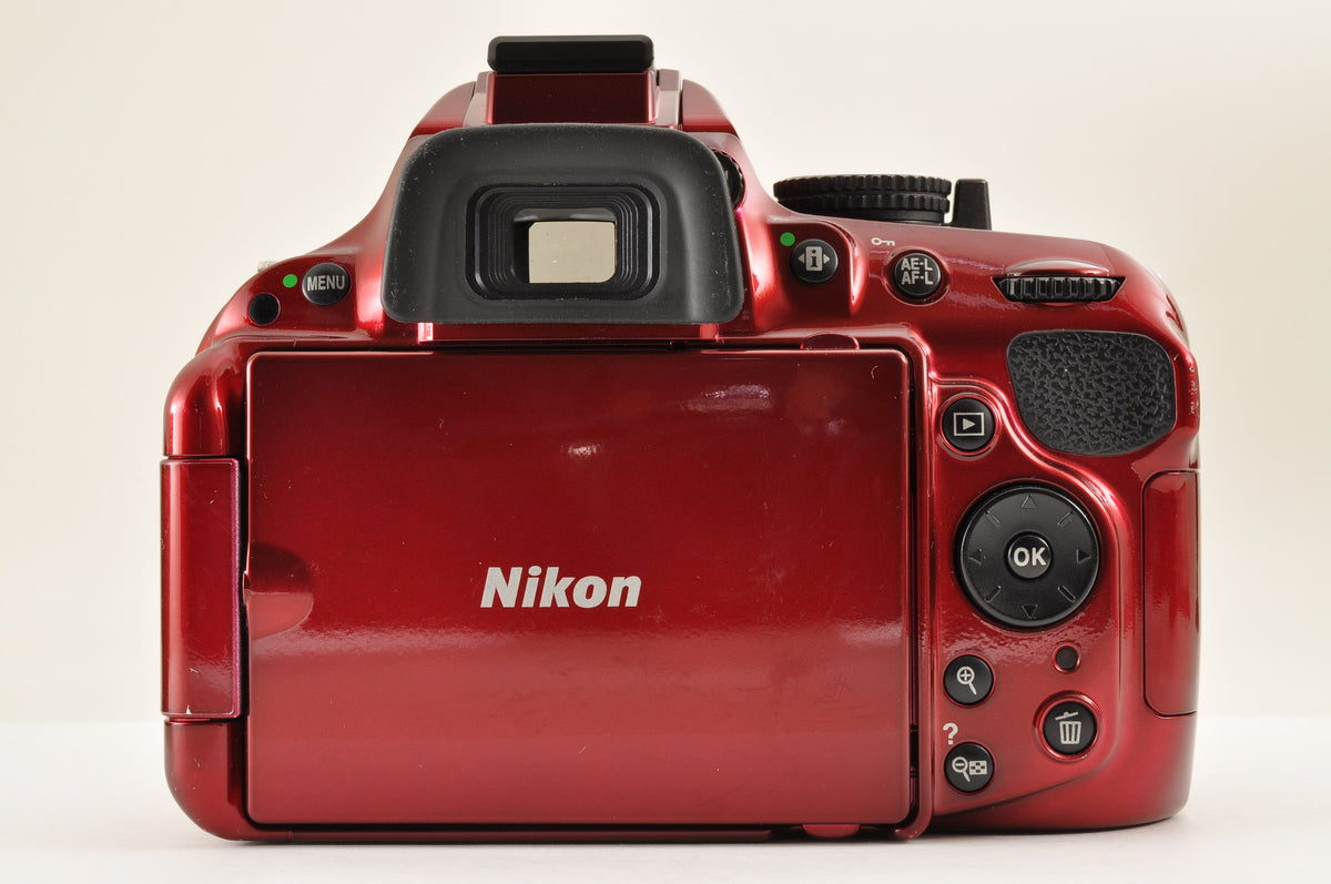 [Mint+++] Nikon D5200 RED 24.1MP Digital SLR Camera 18-55mm VR Lens kit US Stock